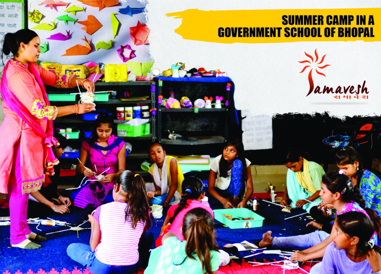 Summer Camp in a Government School of Bhopal